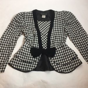 Vintage plaid blazer